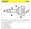 RIDEX CV mafsalı kiti Ön Aks, Tekerlek Tarafı — SEAT Terra (7)