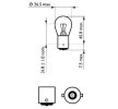 PHILIPS Sinyal ampulü Küre şekilli lamba, P21W, 12V — BMW iX3 (4)