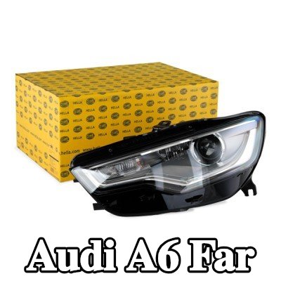 HELLA Far Sol, D3S, D3S/H7, H7, LED, PSY24W, far seviyeleme motorlu, balast olmadan, kızdırma deşarj lambası olmadan, ampul ile, gündüz farı/konum lambası için LED kontrol ünitesi olmadan, dinamik viraj lambası için kontrol ünitesi olmadan (AFS) — Audi A6