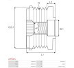 AS-PL Alternatör debriyaj kasnağı — 2003 Mitsubishi Pajero / Shogun (4)