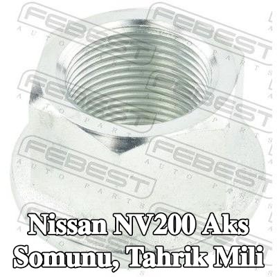 FEBEST Aks Somunu, ön aks tahrik mili (her iki taraf) — Nissan Nv200