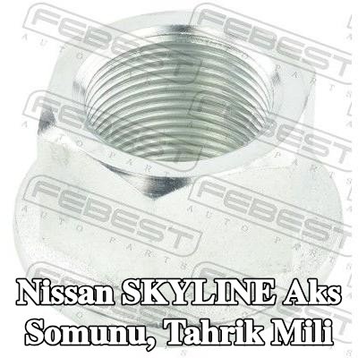 FEBEST Aks Somunu, ön aks tahrik mili (her iki taraf) — Nissan Skyline