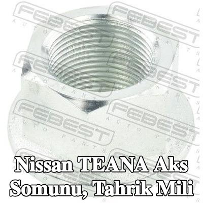 FEBEST Aks Somunu, ön aks tahrik mili (her iki taraf) — Nissan Teana