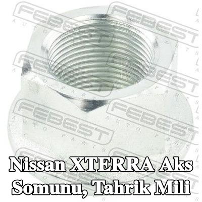 FEBEST Aks Somunu, ön aks tahrik mili (her iki taraf) — Nissan Xterra