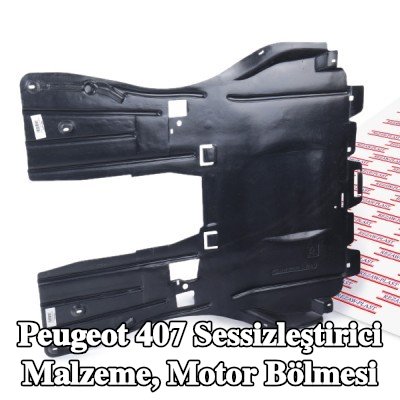 REZAW PLAST Sessizleştirici Malzeme, motor bölmesi Motor Bölmesi — Peugeot 407