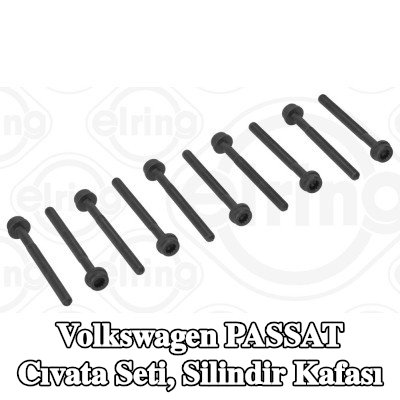 ELRING Cıvata Kiti, silindir kafası M10x1, 5x115 — Volkswagen Passat