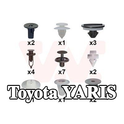 VAN WEZEL طقم التثبيت، واقي الطين — Toyota Yaris