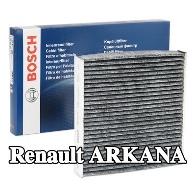 BOSCH مرشح حبوب اللقاح مرشح الكربون المنشط — Renault Arkana