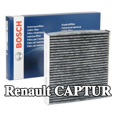 BOSCH مرشح حبوب اللقاح مرشح الكربون المنشط — Renault Captur