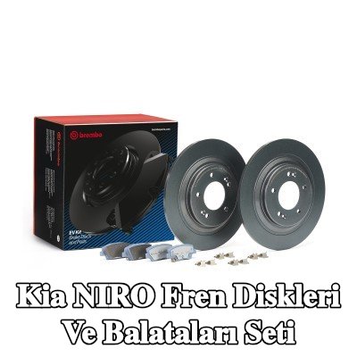 BREMBO Delikli olmayan fren diskleri ve balataları seti — Kia Niro