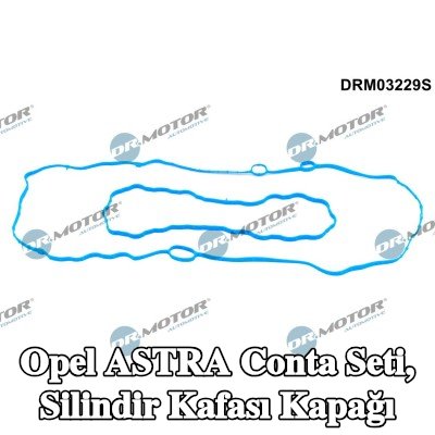 DR.MOTOR AUTOMOTIVE Conta seti, silindir kafası kapağı — 2016 Opel Astra