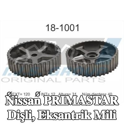 IJS GROUP Dişli, eksantrik mili — 2001 Nissan Primastar