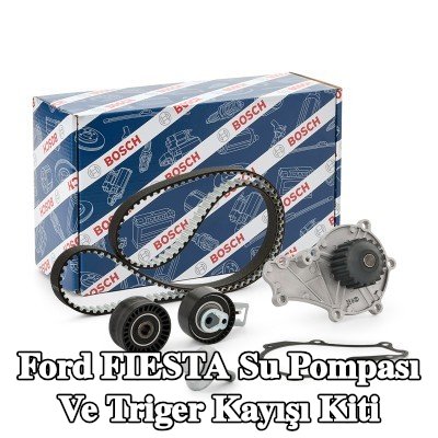 BOSCH Su pompası ve triger kayışı kiti Diş Sayısı: 141, Width: 20mm — Ford Fiesta