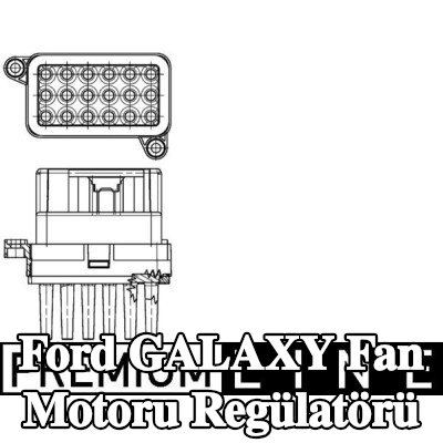 MAHLE Fan motoru regülatörü — Ford Galaxy