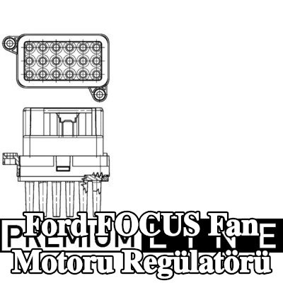 MAHLE Fan motoru regülatörü — 2004 Ford Focus