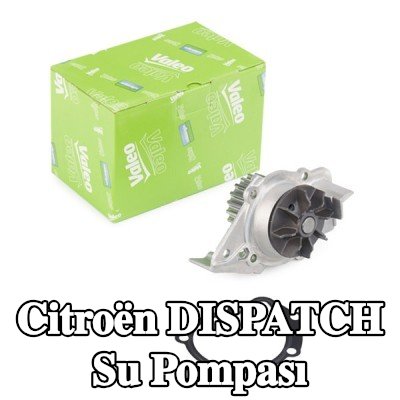 VALEO Kapaksız su pompası, conta/sızdırmazlık elemanları ile — 1997 Citroën Dispatch