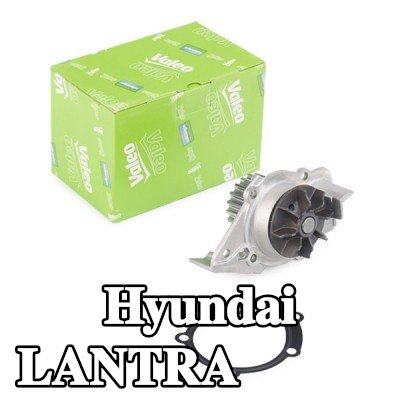 VALEO مضخة مياه بدون غطاء, مع حشيات/مانعات تسرب — Hyundai Lantra