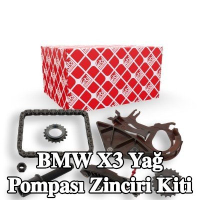 FEBI BILSTEIN Yağ pompası zinciri kiti — 2005 BMW X3