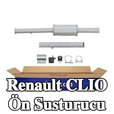HELLA Ön susturucu Ön, montaj parçaları ile — 2012 Renault Clio