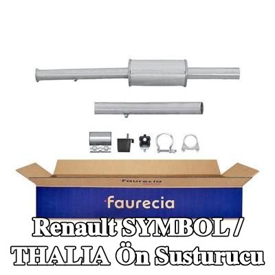 HELLA Ön susturucu Ön, montaj parçaları ile — Renault Symbol / Thalia