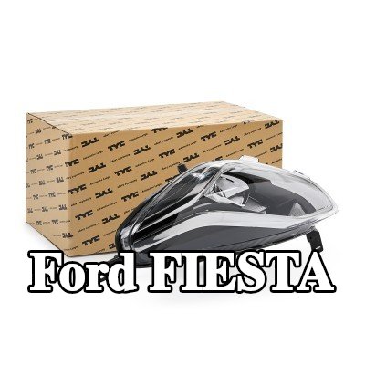 TYC المصباح الأمامي الأيسر, H7/H1, LED, مع محرك كهربائي — Ford Fiesta