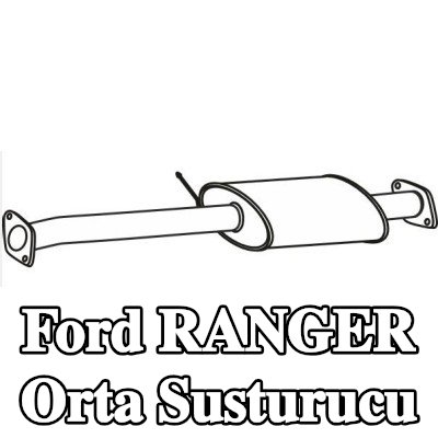VEGAZ Orta susturucu — Ford Ranger