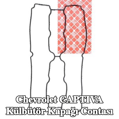 FEBI BILSTEIN Külbütör kapağı contası Kauçuk — Chevrolet Captiva
