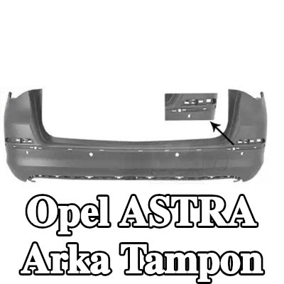 VAN WEZEL Arka tampon Arka — 2012 Opel Astra