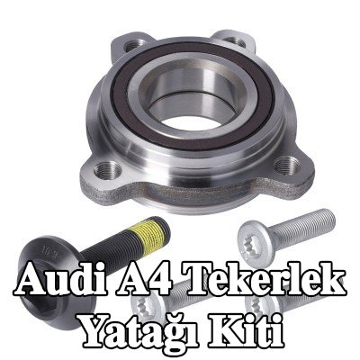 FEBI BILSTEIN Tekerlek yatağı kiti Arka Aks, cıvata/vida ile, entegre manyetik sensör halkalı — Audi A4