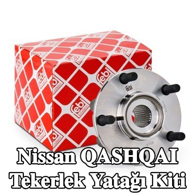 FEBI BILSTEIN Sol ön aks tekerlek yatağı kiti, Ön Aks Sağ, Tekerlek göbeğine entegre tekerlek yatağı, ABS sensör halkalı, entegre manyetik sensör halkalı — 2012 Nissan Qashqai