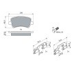 BOSCH Fren balatası seti 16, 9mm, gıcırtı önleyici plaka ile, cıvata/vida ile, aksesuarlarla, yaylı — Land Rover Range Rover Evoque (12)