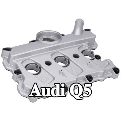 FEBI BILSTEIN غطاء الكرسي الهزاز رأس الأسطوانة, يسار, مع حشية/مانع تسرب — 2011 Audi Q5