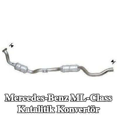 VEGAZ Katalitik konvertör Sağ, sabitleme/montaj malzemesi ile — 1998 Mercedes-Benz ML-Class