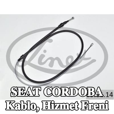 LINEX Kablo, hizmet freni — SEAT Cordoba