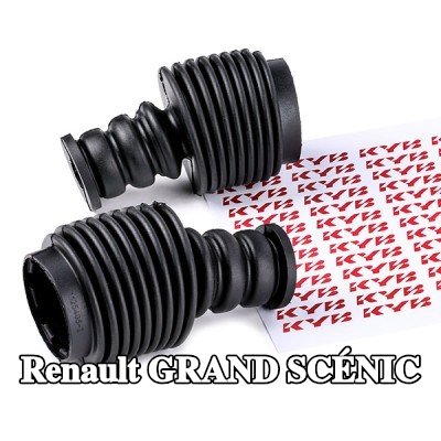 KYB غطاء غبار ممتص الصدمات للمحور الأمامي, مجموعة الحماية — 2012 Renault Grand Scénic