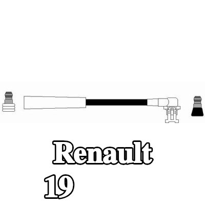 NGK سلك الإشعال 50cm — 1995 Renault 19