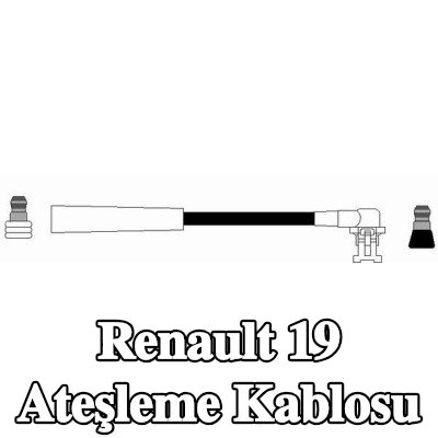 NGK Ateşleme kablosu 50cm — 1990 Renault 19