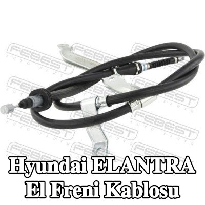 FEBEST El freni kablosu Sol Arka, 1853mm — Hyundai Elantra