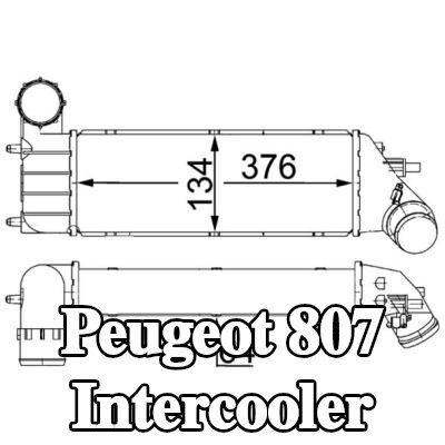 MAHLE Intercooler — 2002 Peugeot 807