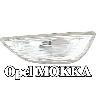 DIEDERICHS مؤشر جانبي أمامي أيمن, أبيض — 2012 Opel Mokka