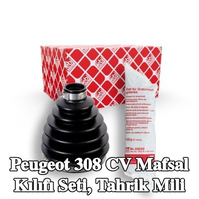 FEBI BILSTEIN CV Mafsal Kılıfı Seti, tahrik mili — Peugeot 308