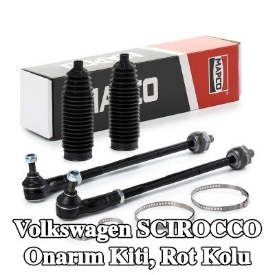 MAPCO Onarım Kiti, bağlantı çubuğu Ön aks her iki taraf, kelepçeli, direksiyon körüğü — Volkswagen Scirocco
