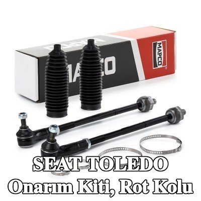 MAPCO Onarım Kiti, bağlantı çubuğu Ön aks her iki taraf, kelepçeli, direksiyon körüğü — SEAT Toledo