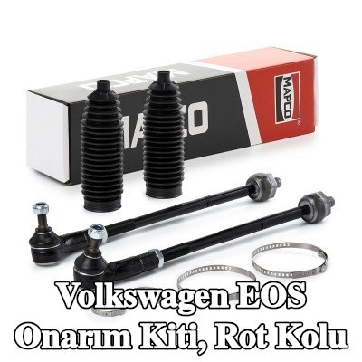 MAPCO Onarım Kiti, bağlantı çubuğu Ön aks her iki taraf, kelepçeli, direksiyon körüğü — Volkswagen Eos