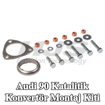 HJS Katalitik konvertör montaj kiti — Audi 90