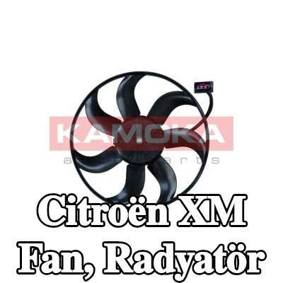 KAMOKA Fan, radyatör 393mm — 1990 Citroën Xm