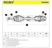 RIDEX Tahrik mili Ön Aks Sağ, 579mm — 2003 Hyundai Getz (6)