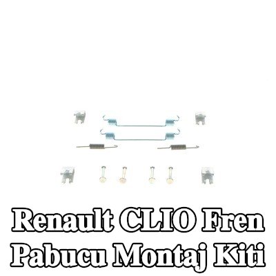 BOSCH Yaylı fren pabucu montaj kiti — 2012 Renault Clio