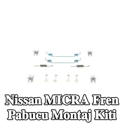 BOSCH Yaylı fren pabucu montaj kiti — 2002 Nissan Micra