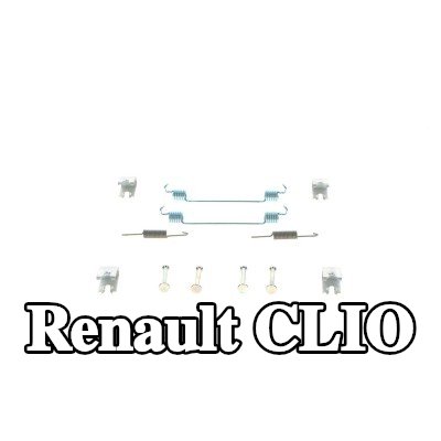 BOSCH مجموعة تركيب حذاء الفرامل مع نوابض — 2012 Renault Clio